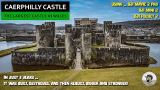 Caerphilly Castle  The Largest in Wales 2nd in Britain [upl. by Dnanidref965]